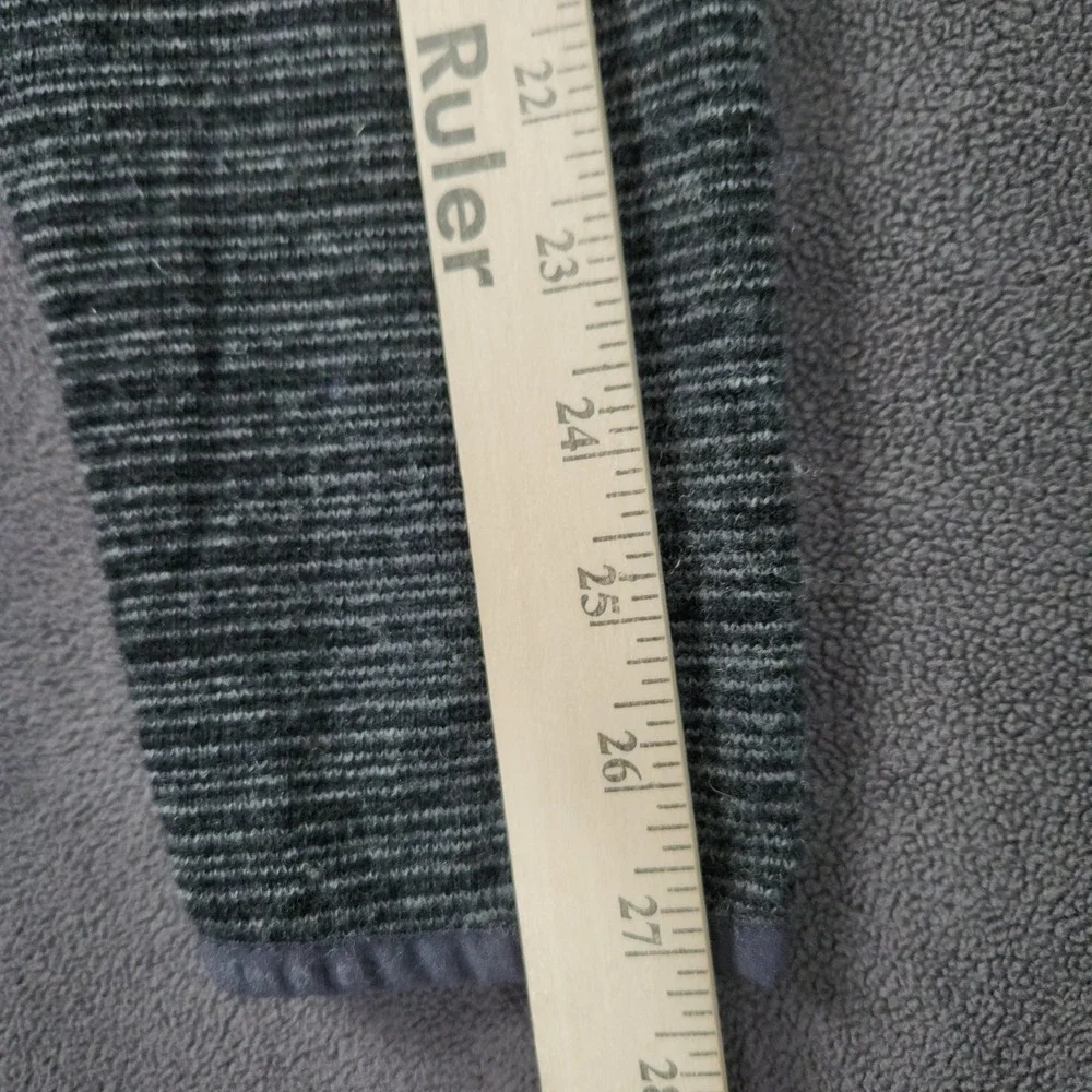 Saucony‎ Wool Blend Fabric Runners Ridge Run Jacket Mens Medium Gray Striped Zip